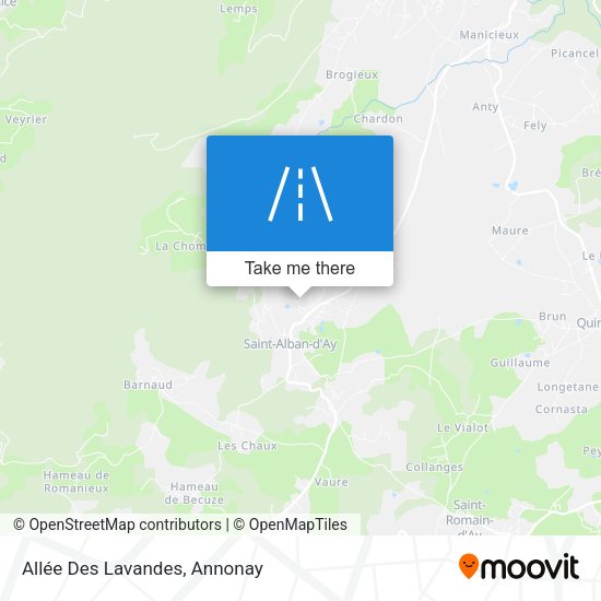 Allée Des Lavandes map