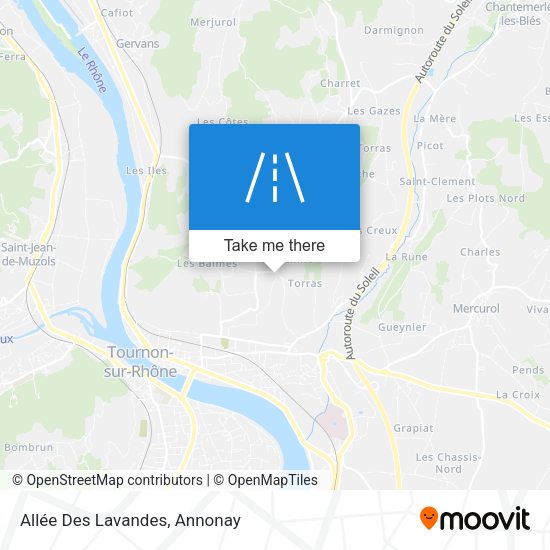 Allée Des Lavandes map