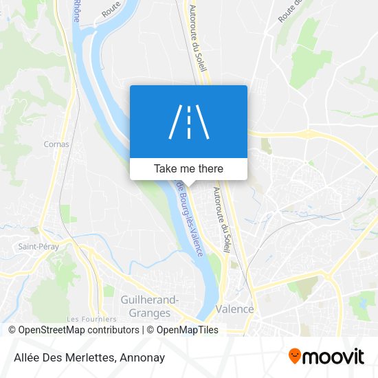 Allée Des Merlettes map