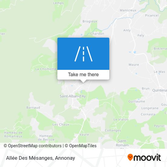 Allée Des Mésanges map