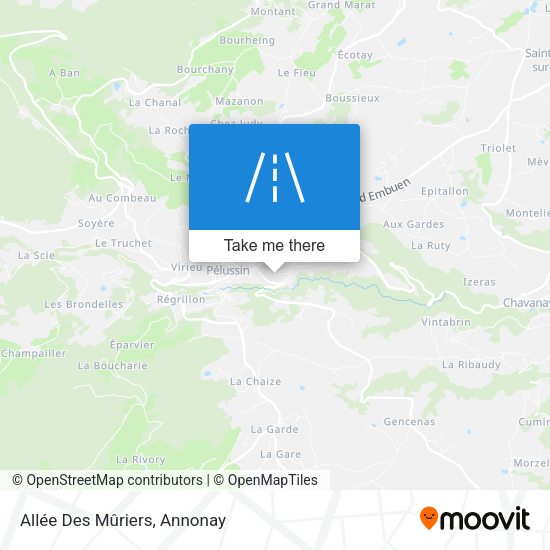 Allée Des Mûriers map