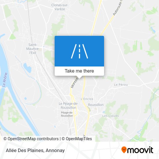 Allée Des Plaines map