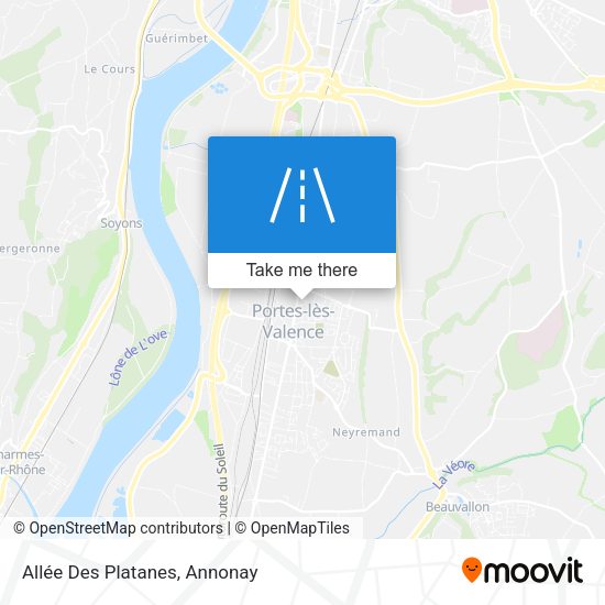 Allée Des Platanes map