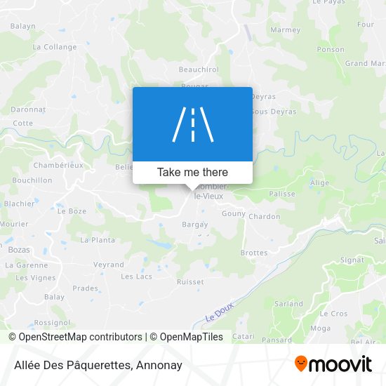 Allée Des Pâquerettes map