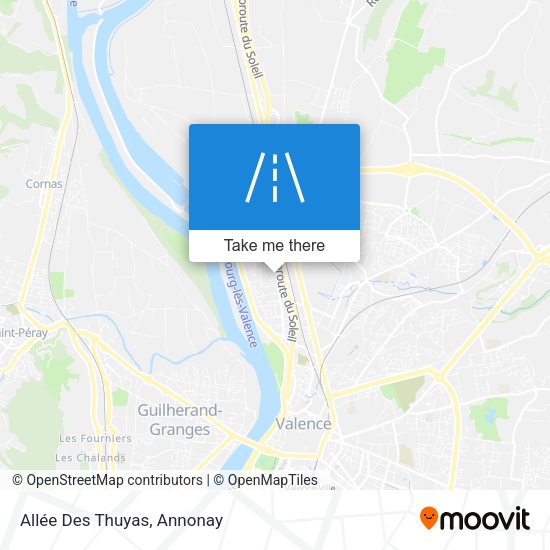 Allée Des Thuyas map