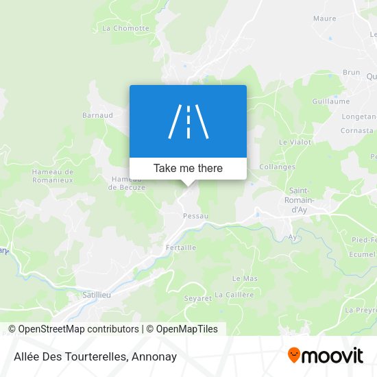 Allée Des Tourterelles map