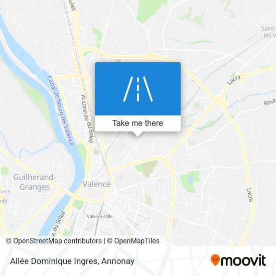 Allée Dominique Ingres map