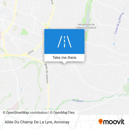 Allée Du Champ De La Lyre map