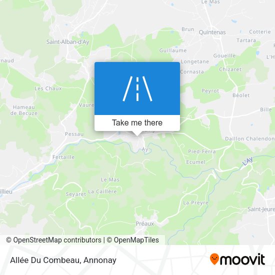 Allée Du Combeau map