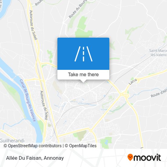Allée Du Faisan map