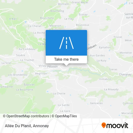 Allée Du Planil map