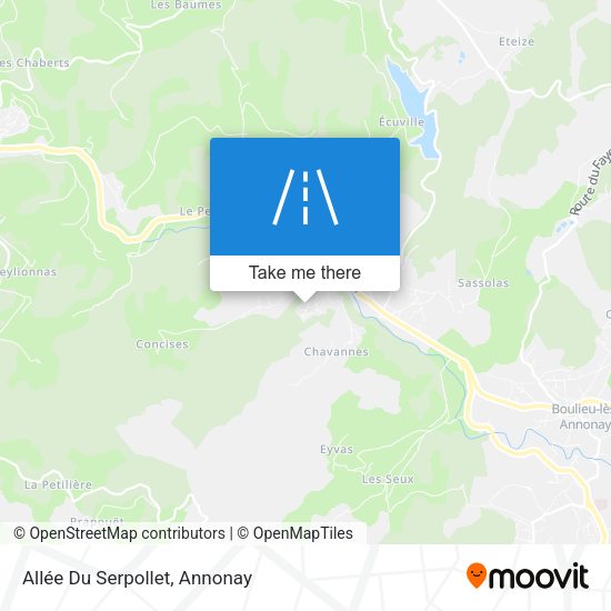 Allée Du Serpollet map
