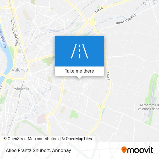 Allée Frantz Shubert map