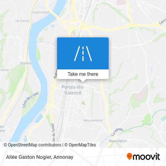Allée Gaston Nogier map