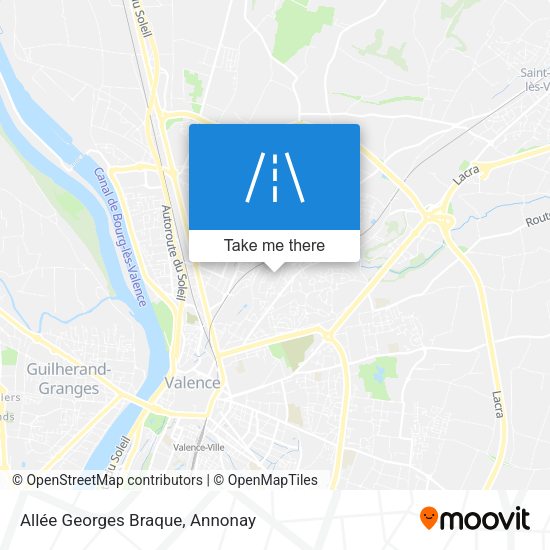 Allée Georges Braque map