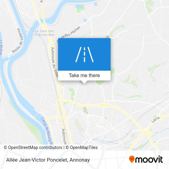 Allée Jean-Victor Poncelet map