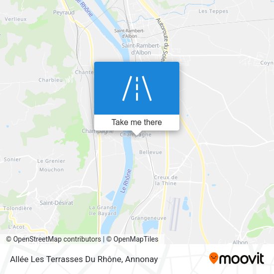 Allée Les Terrasses Du Rhône map