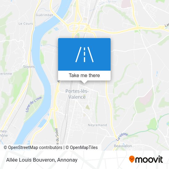 Allée Louis Bouveron map