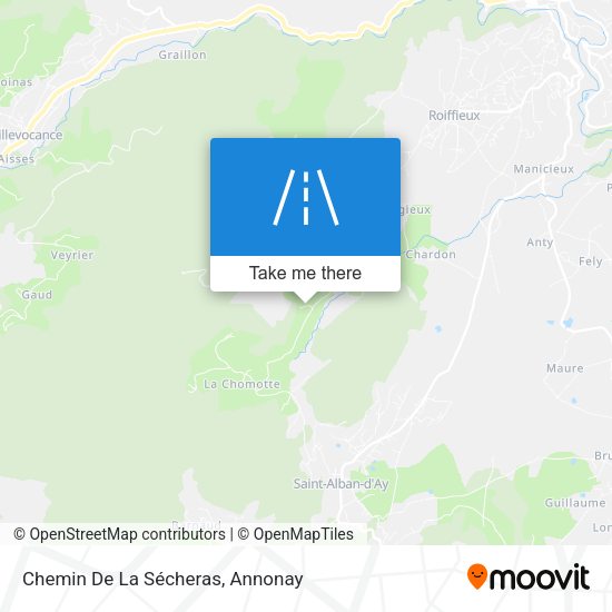 Chemin De La Sécheras map