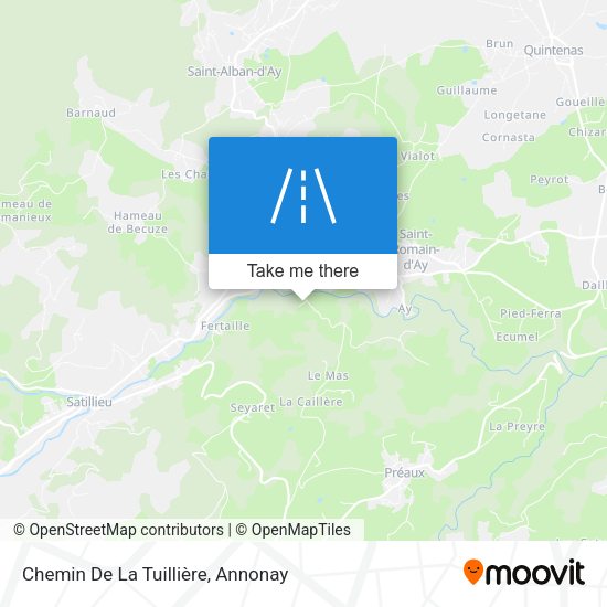 Chemin De La Tuillière map