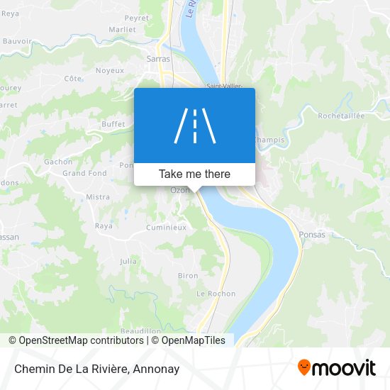 Chemin De La Rivière map