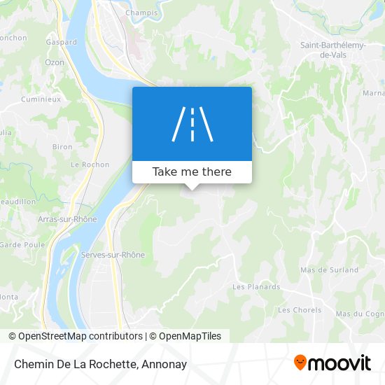 Chemin De La Rochette map