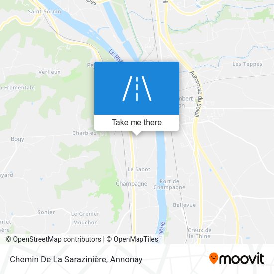 Chemin De La Sarazinière map