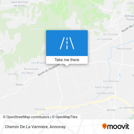 Chemin De La Varinière map