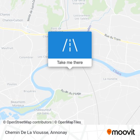 Chemin De La Viousse map