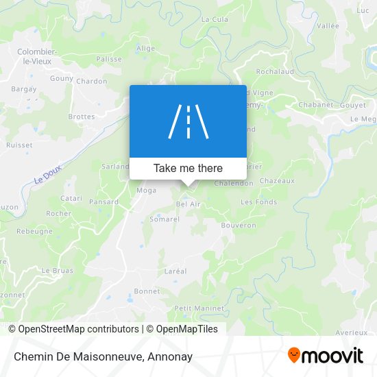 Chemin De Maisonneuve map