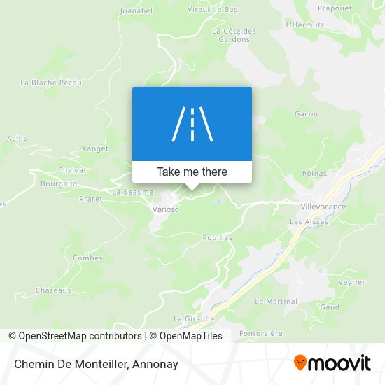 Chemin De Monteiller map