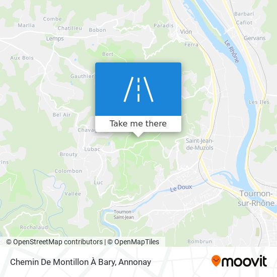 Chemin De Montillon À Bary map