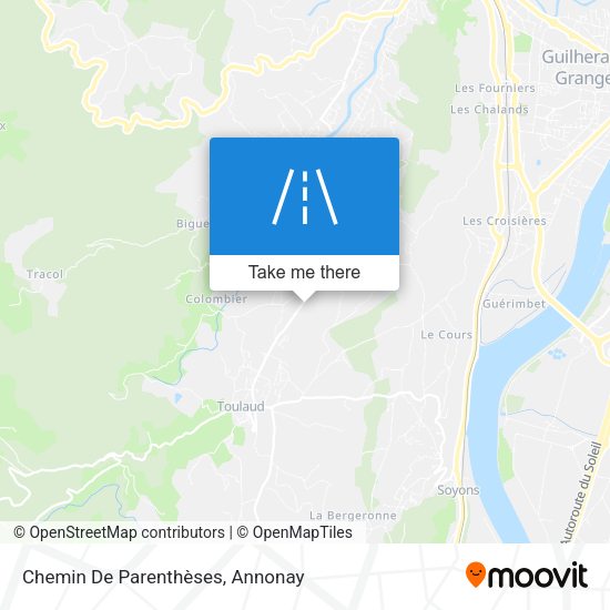 Chemin De Parenthèses map