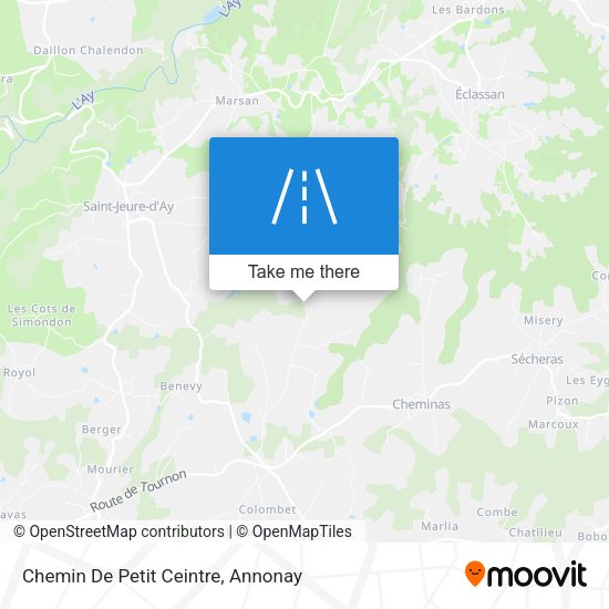 Chemin De Petit Ceintre map
