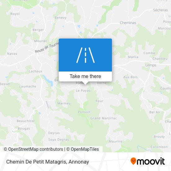 Chemin De Petit Matagris map