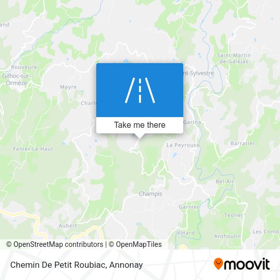 Chemin De Petit Roubiac map