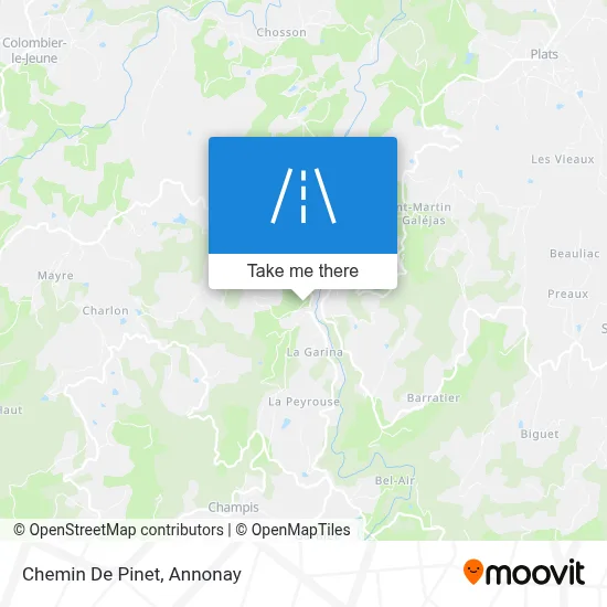 Chemin De Pinet map