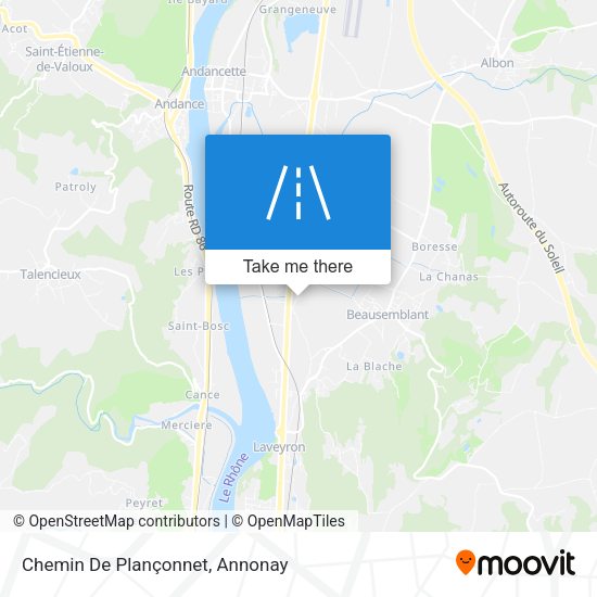 Chemin De Plançonnet map