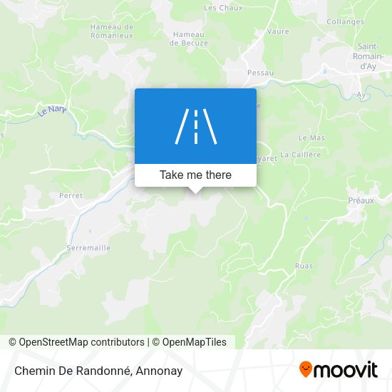 Chemin De Randonné map