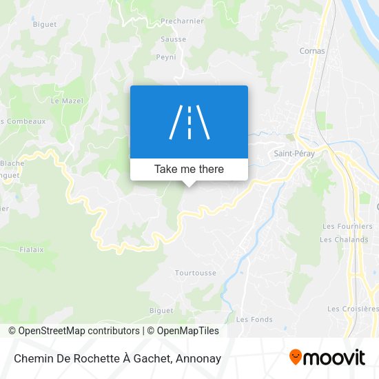 Chemin De Rochette À Gachet map