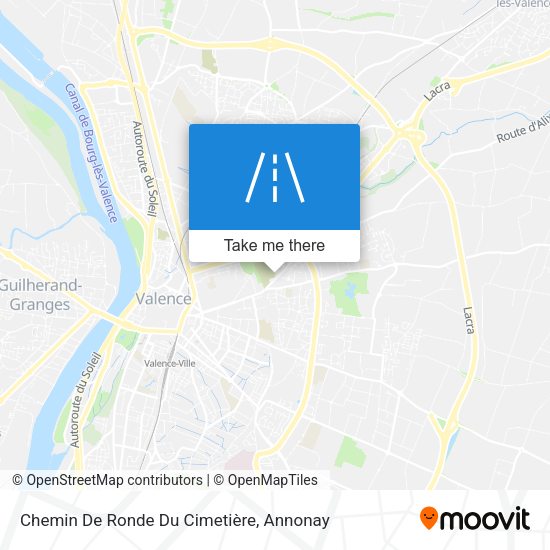 Chemin De Ronde Du Cimetière map