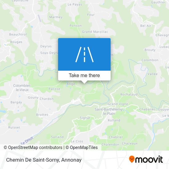 Chemin De Saint-Sorny map