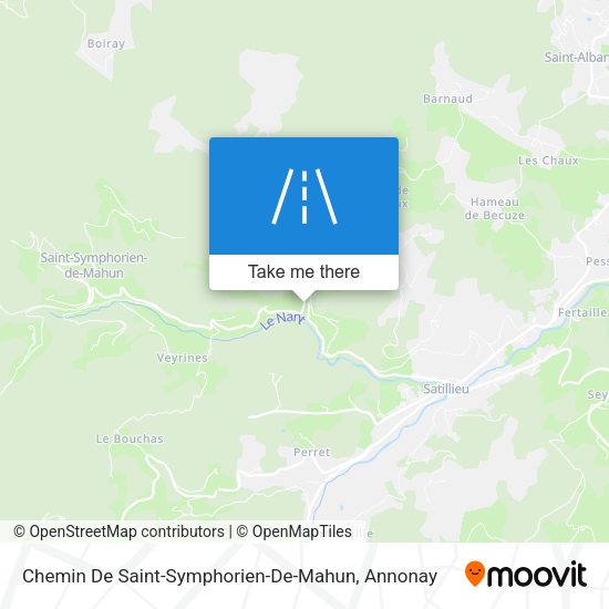 Chemin De Saint-Symphorien-De-Mahun map