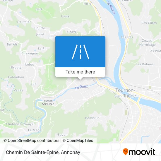 Chemin De Sainte-Épine map