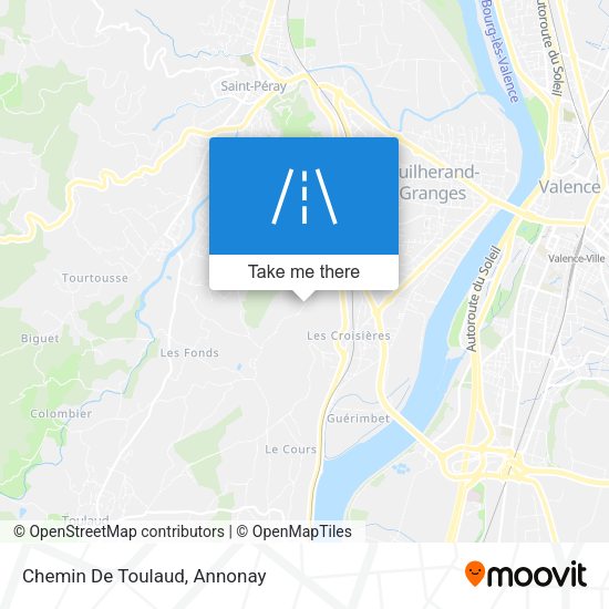 Chemin De Toulaud map