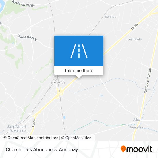 Chemin Des Abricotiers map