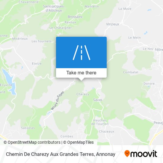 Chemin De Charezy Aux Grandes Terres map