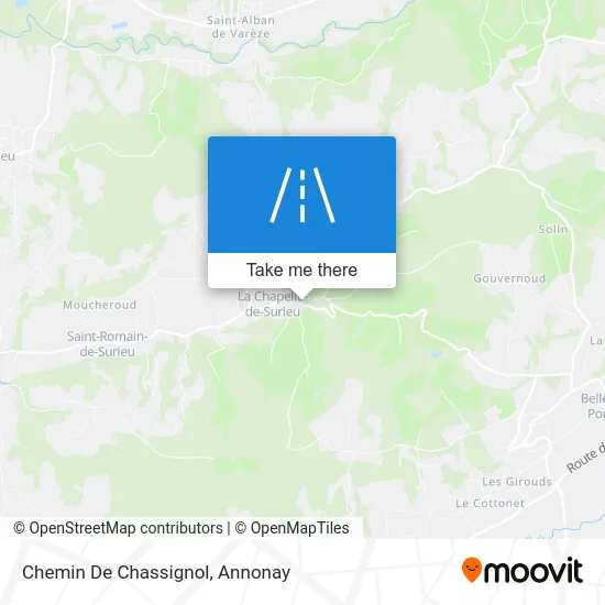 Chemin De Chassignol map