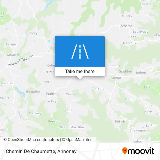 Chemin De Chaumette map