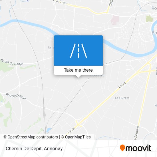 Chemin De Dépit map